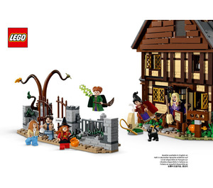 LEGO Disney Hocus Pocus: The Sanderson Sisters' Cottage Set 21341 Instructions