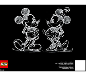 LEGO Disney's Mickey Mouse Set 31202 Instructions