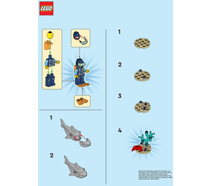 LEGO Diver and Shark 952406 Instrucciones