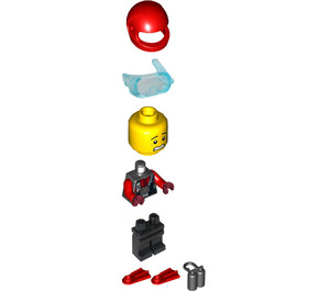 LEGO Diver minifiguur