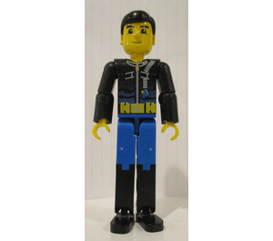 LEGO Diver met Zwart Torso en Zippered Wetsuit Technische figuur