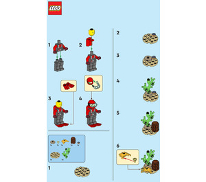 LEGO Diver with Underwater Scooter Set 952311 Instructions