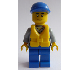 LEGO Diving Boat Pilot Minifigur