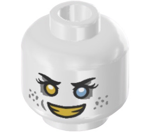 LEGO Dizzy Minifigure Head (Recessed Solid Stud) (3274)