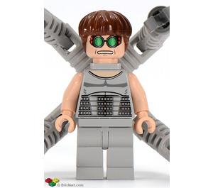 LEGO Doc Ock med Grå Drakt og Mekanisk Armer Minifigur