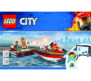 LEGO Dock Side Fire Set 60213 Instructions