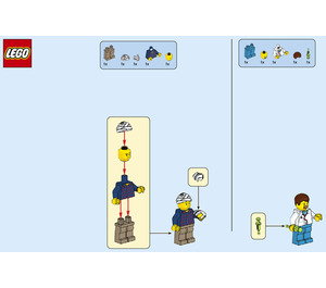 LEGO Doctor and Patient 952105 Instructions