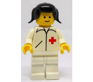 LEGO Arzt mit Pigtails Minifigur