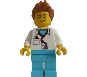 LEGO Läkare med Spikar Hår Minifigur