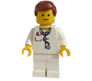 LEGO Doctor met Stethoscope minifiguur