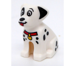 LEGO Hund - Baby Dalmatian mit Halskette und Medal (102037)