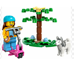 LEGO Hund Park und Scooter 30639