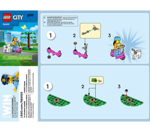 LEGO Hond Park en Scooter 30639 Instructions
