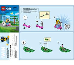 LEGO Dog Park and Scooter 30639 Instruktioner