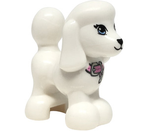 LEGO Dog - Poodle with Bright Pink Collar (11575 / 13038)