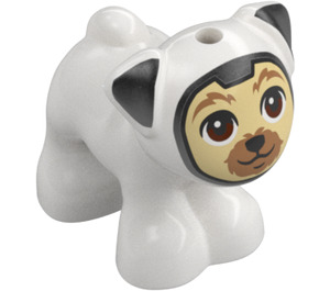 LEGO Cane - Pug con Casco spaziale (107651)