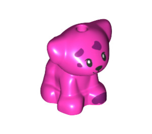 LEGO Dog (Sitting) with Magenta Spots (69901 / 77302)