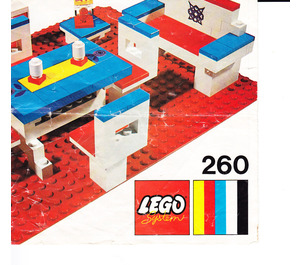 LEGO Dolls Living Room Set 260-3 Instructions