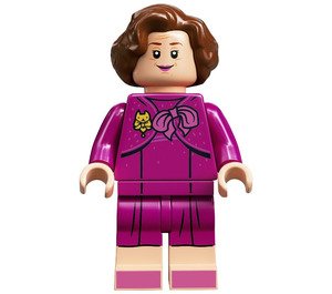 LEGO Dolores Umbridge i Magenta Kjole Minifigur