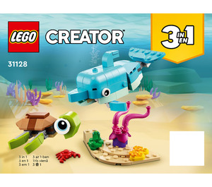 LEGO Dolphin and Turtle Set 31128 Instructions