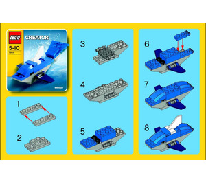 LEGO Dolphin Set 7608 Instructions