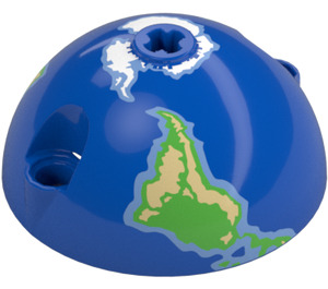 LEGO Dome 5 x 5 x 2.5 with Bottom Half of Globe (4412 / 105364)