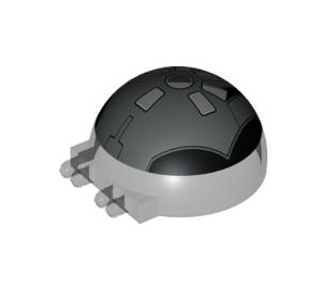 LEGO Dome 6 x 6 x 3 jossa Sarana nystyrät jossa SW Rogue Shadow Ohjaamo (50747 / 62422)