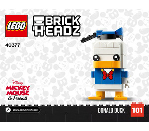LEGO Donald Duck Set 40377 Instructions
