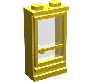 LEGO Door 1 x 2 x 3 Right with Solid Stud with Hole and Glass