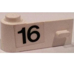 LEGO Porte 1 x 3 x 1 La gauche avec "16" Autocollant (3822)