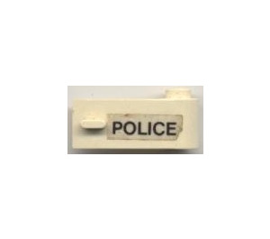 LEGO Deur 1 x 3 x 1 Rechtsaf met 'Politie' Sticker (3821)