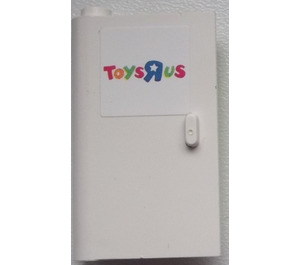 LEGO Door 1 x 3 x 4 Left with 'TOYS R US' Sticker with Hollow Hinge (3193)