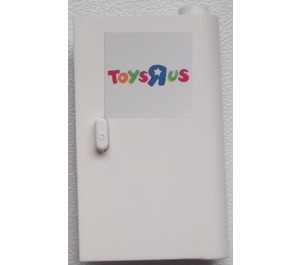 LEGO Door 1 x 3 x 4 Right with 'TOYS R US' Sticker with Hollow Hinge (58380)
