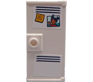LEGO Door 1 x 3 x 5 with Ventilation Flap and Image Sticker (2657)