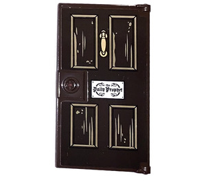 LEGO Door 1 x 4 x 6 with Stud Handle with Daily Prophet Sticker (35290)