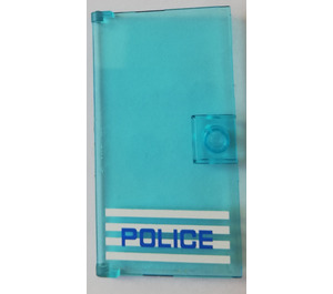 LEGO Door 1 x 4 x 6 with Stud Handle with POLICE (right) Sticker (35290)