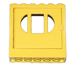 LEGO Door Frame 2 x 6 x 5 with Yellow Door