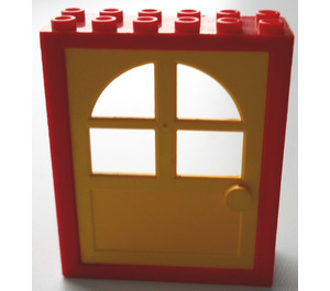 LEGO Tür Rahmen 2 x 6 x 6 mit Gelb Tür (6235)
