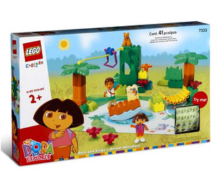 LEGO Dora en Diego's Dier Adventure 7333 Packaging