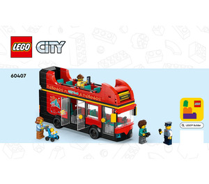 LEGO Double-Decker Sightseeing Bus  60407 Instructies