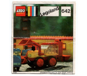 LEGO Doppelt Excavator 642-2 Instructions