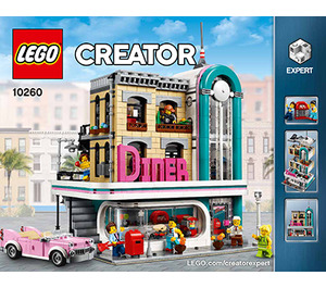 LEGO Downtown Diner Set 10260 Instructions