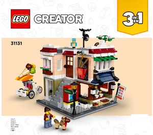 LEGO Downtown Noodle Shop Set 31131 Instructions