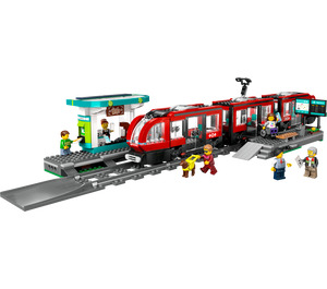 LEGO Downtown Streetcar en Station 60423
