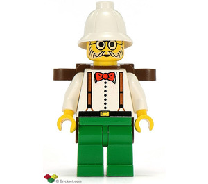 LEGO Dr. Charles Lightning mit Rucksack Minifigur