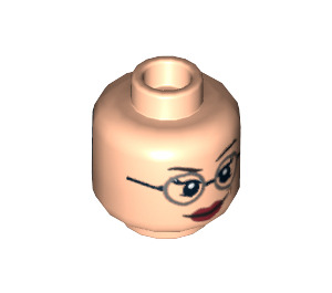 LEGO Dr. Harleen Quinzel Head (Recessed Solid Stud) (13262)