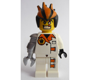 LEGO Dr. Inferno mit Metallic Silber Klaue Minifigur