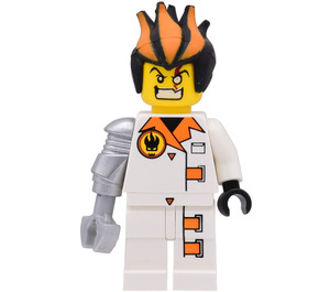 LEGO Dr. Inferno avec Pearl Lumière Gris Griffe Minifigurine