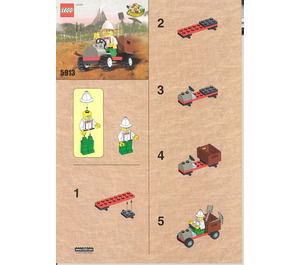 LEGO Dr. Kilroy's Car Set 5913 Instructions