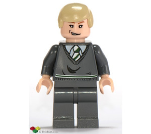 LEGO Draco Malfoy mit Dark Stone Grau Hogwarts uniform Minifigur